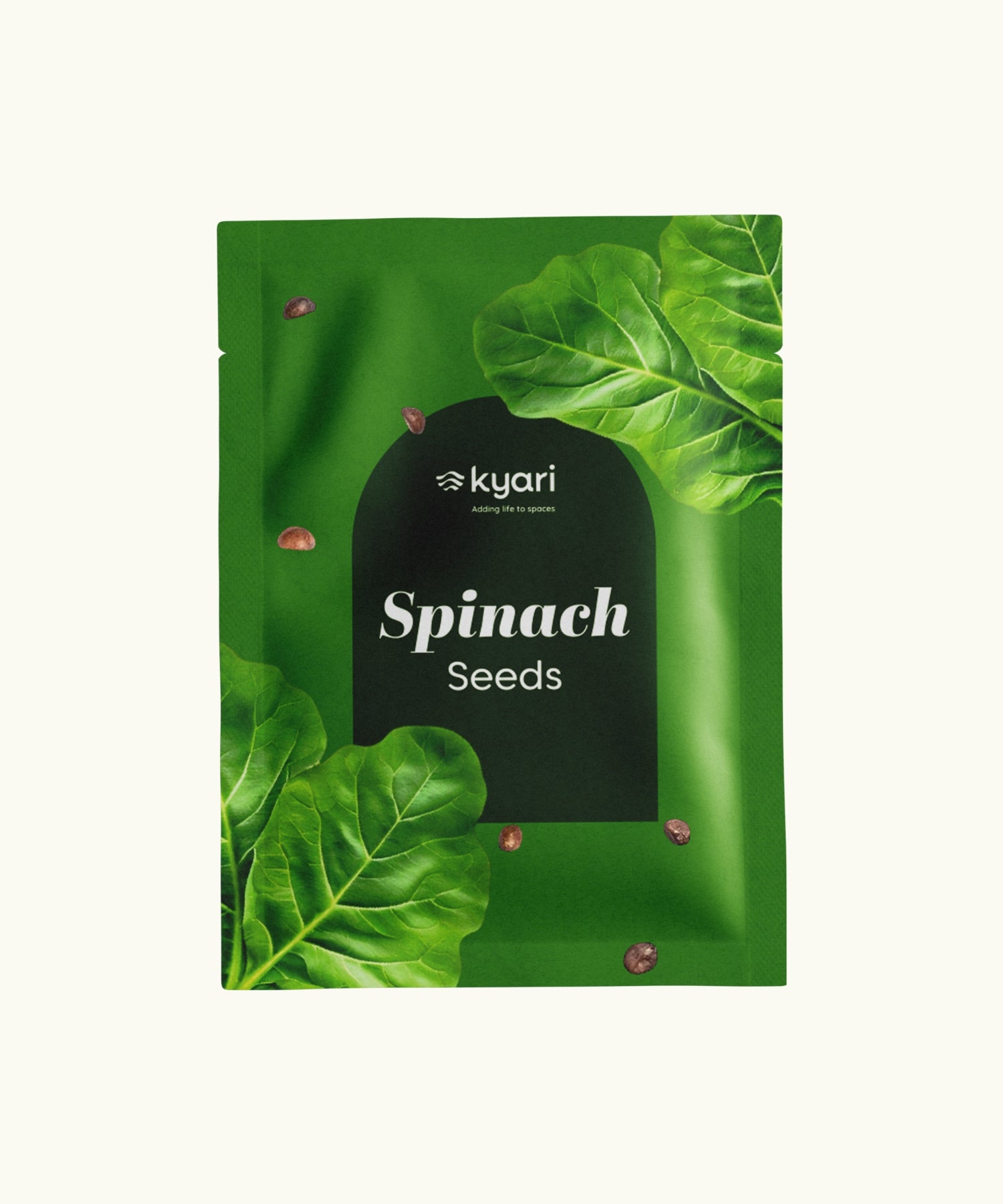 Spinach Microgreen Seeds (Green, Pack of 16 g) - 750+ Seeds – Kyari.co