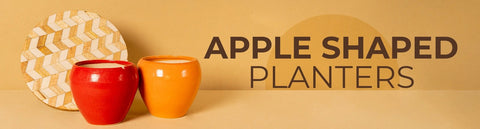 Apple Shaped Pots