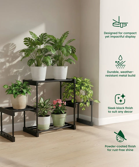 adjustable indoor plant stand Kyari Adjustable 4 Level Plant Stand – Kyari.co