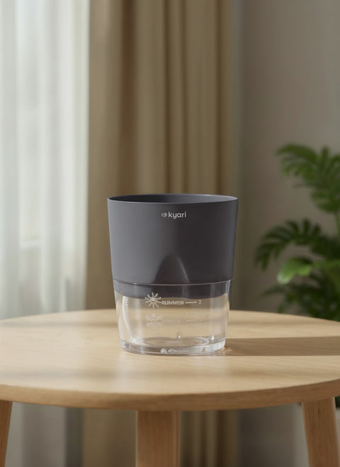 4' Inch Poetic Pot Grey