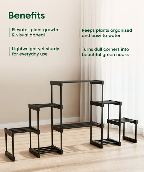 Kyari Adjustable 8 Level Plant Stand
