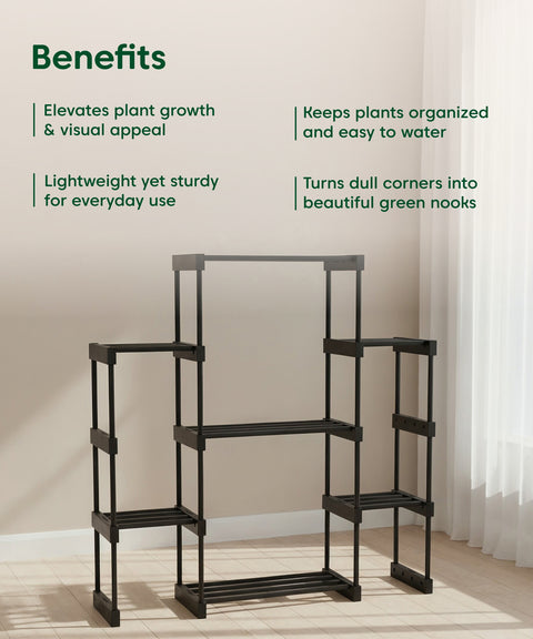 Kyari Adjustable 7 Level Plant Stand