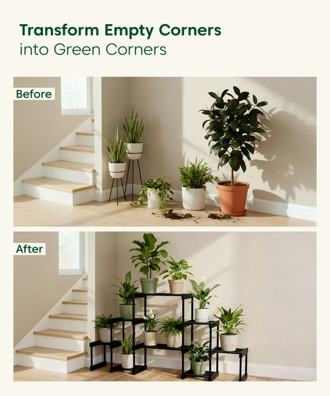 Kyari Adjustable 8 Level Plant Stand