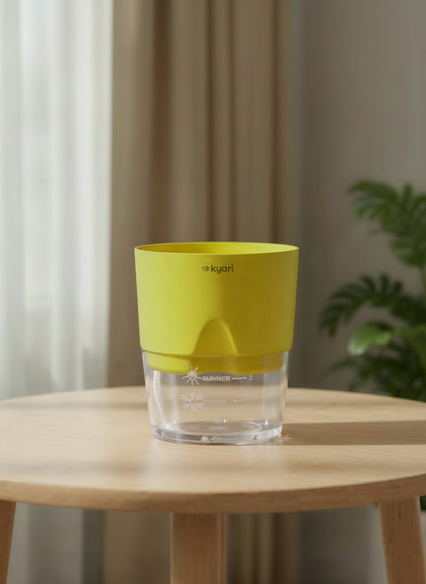 4' Inch Poetic Pot Green