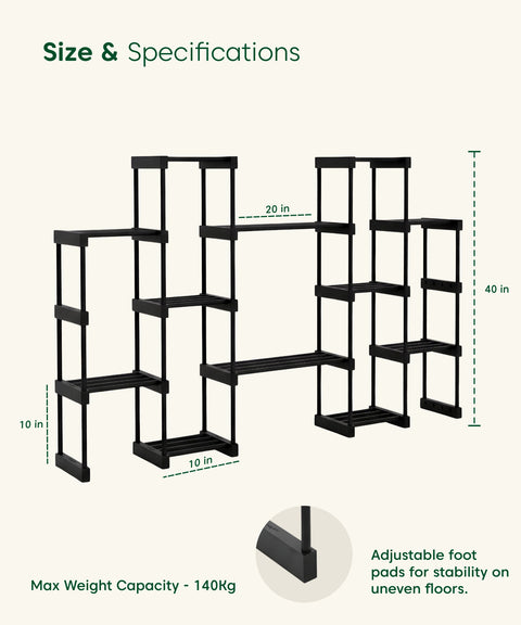 Kyari Adjustable 12 Level Plant Stand