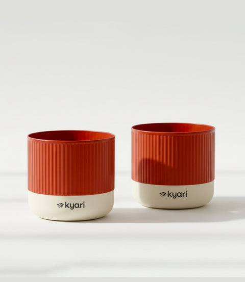 3.5' Inch Mylo Pot Red