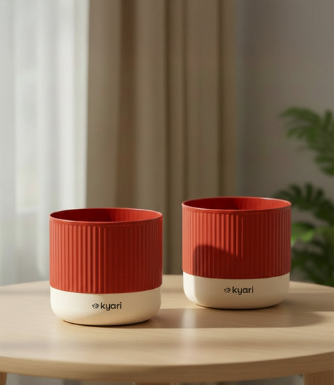 3.5' Inch Mylo Pot Red