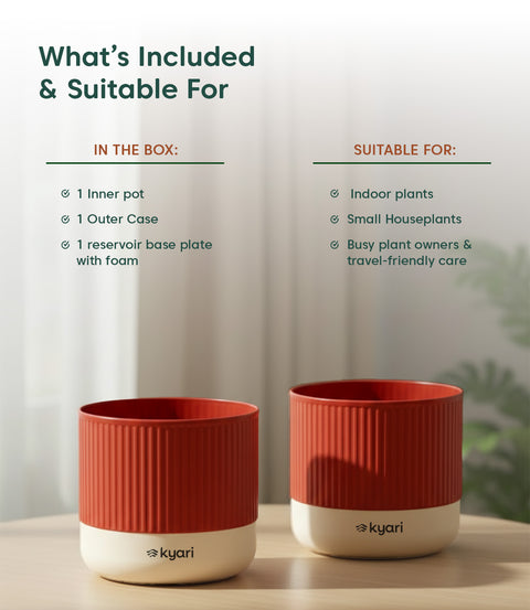 3.5' Inch Mylo Pot Red
