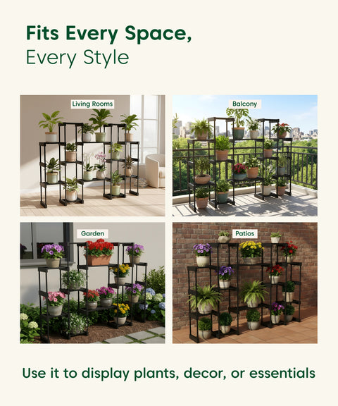 Kyari Adjustable 12 Level Plant Stand