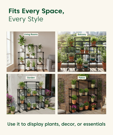 Kyari Adjustable 7 Level Plant Stand