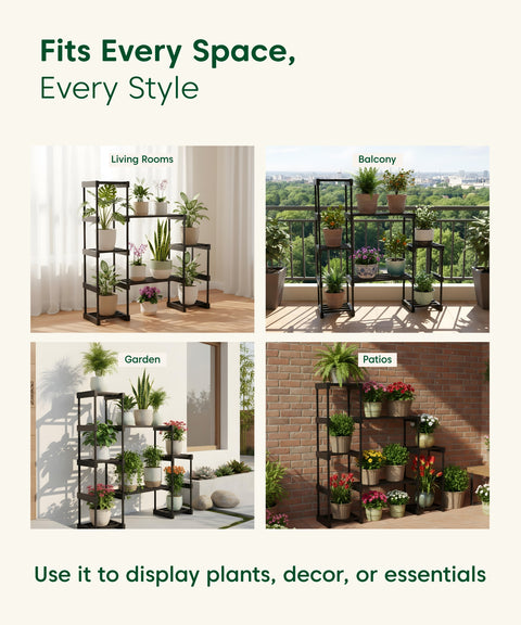 Kyari Adjustable 7 Level Plant Stand 2