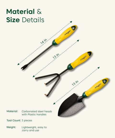 Carbon Steel Garden Tool Set