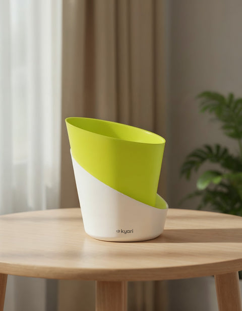 4' Inch Elite Pot Perrot Green