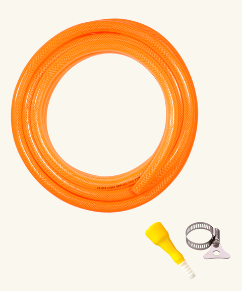 Kyari Braided Pipe with Nozzle and Clamp