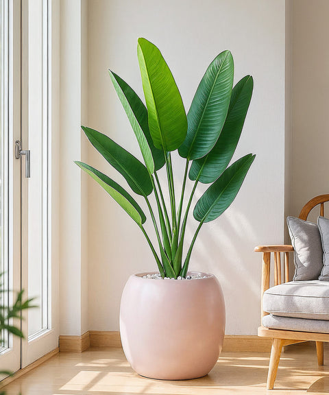 City Globe Fiberglass Planter