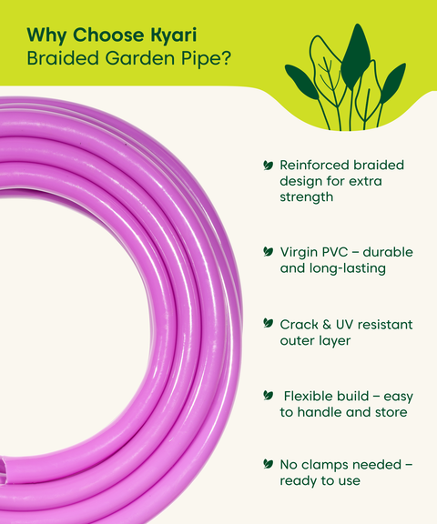 Non Braided without clamps 10mt 3/4" inch