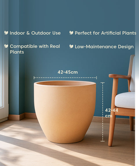 Kyari Lightweight & Durable Polymer Orbit Planter – Large (18 inch)