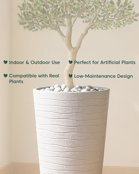 Newyork Skyline Fiberglass Planter