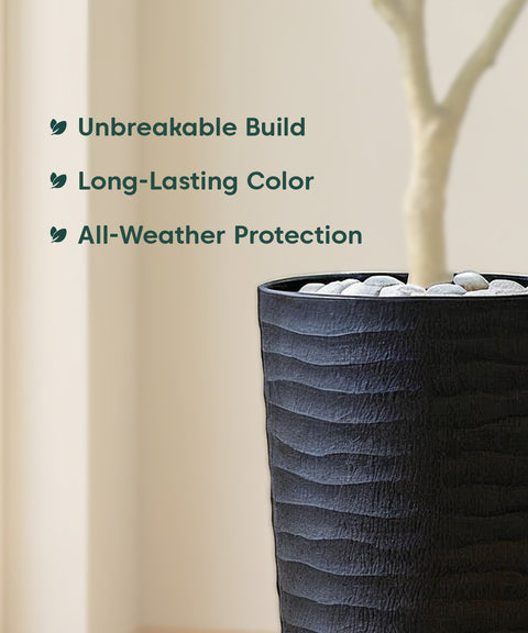 Newyork Skyline Fiberglass Planter