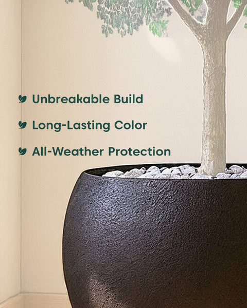 Syndey Silhouette Fiberglass Planter