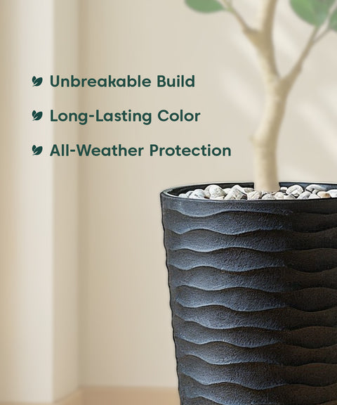 Newyork Skyline Fiberglass Planter