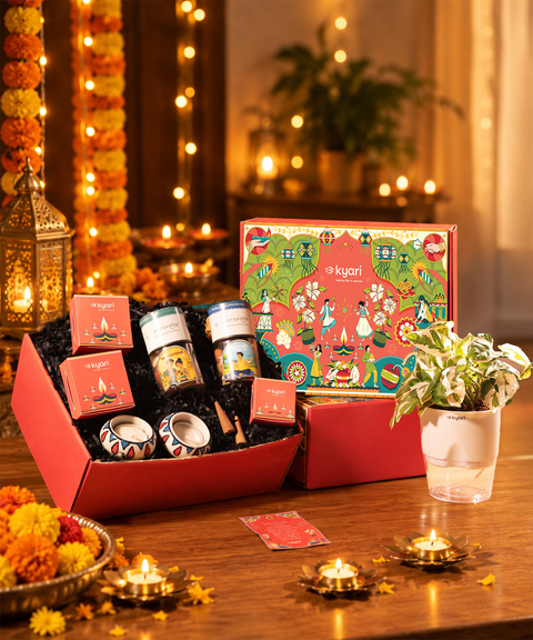 The Lumina Box – Sustainable Diwali Plant Hamper