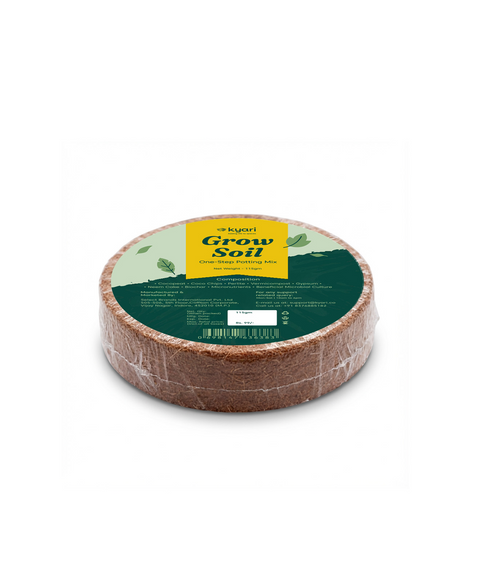 compressed potting mix Compressed Potting Mix (115 GMS) – All-in-One Nutrient Rich Soil – Kyari.co
