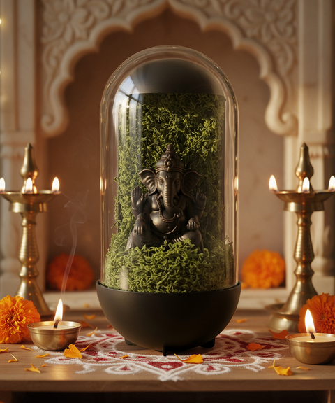Gleam Hamper - Ganesh Dome Without Light