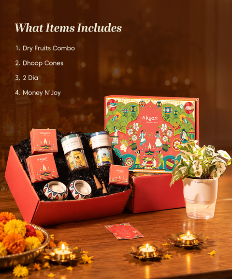 The Lumina Box – Sustainable Diwali Plant Hamper
