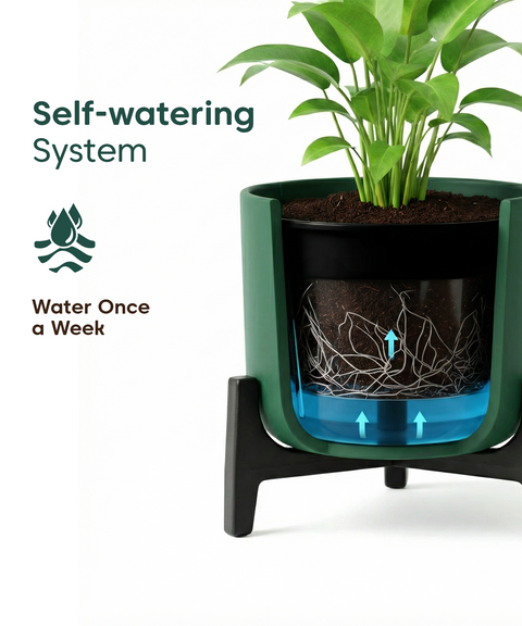 Aralia Plant with Aira Pot