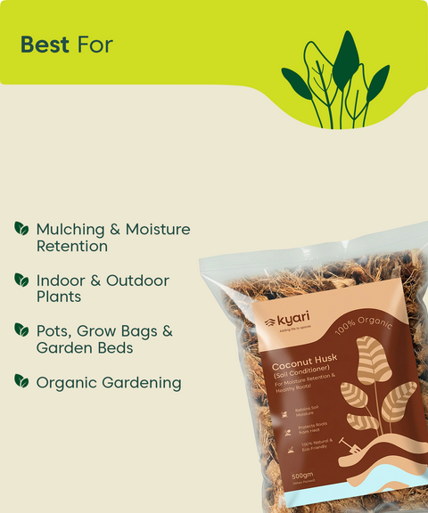 Kyari coconut Husk Chip 500 gram