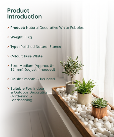 pebble white 1 kg