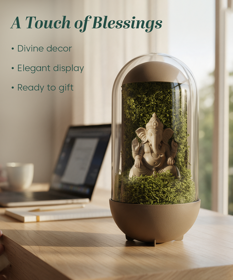 Gleam Hamper - Ganesh Dome Brown Without Light
