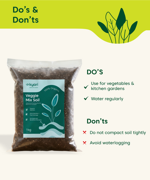 Veggie mix soil 1 kg