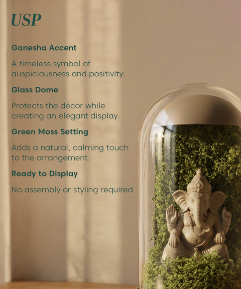 Gleam Hamper - Ganesh Dome Brown Without Light