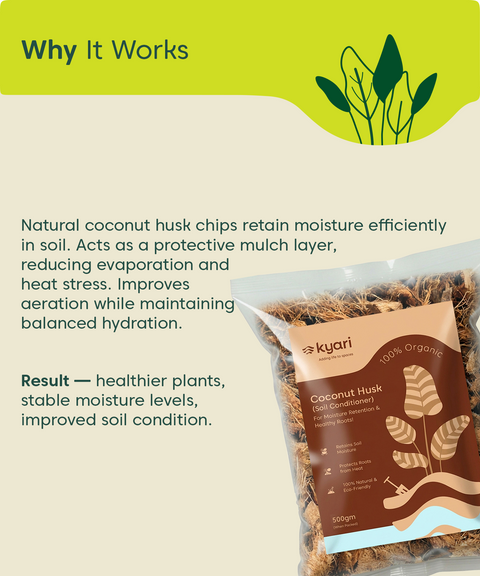 Kyari coconut Husk Chip 500 gram