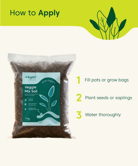 Veggie mix soil 1 kg