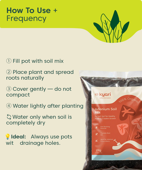 Kyari adenium soil mix 2 kg