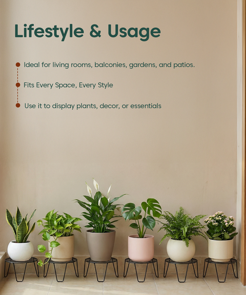 Kyari Round Metal Stand