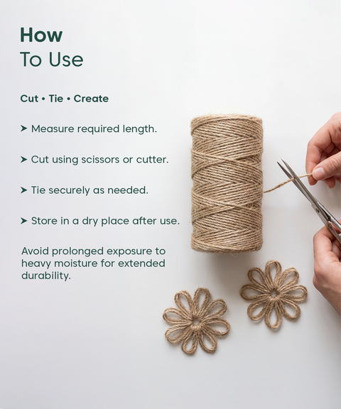 Natural Jute Decor Rope