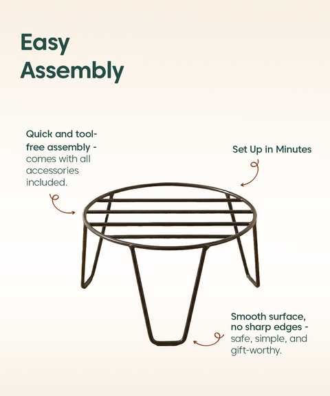 Kyari Round Metal Stand