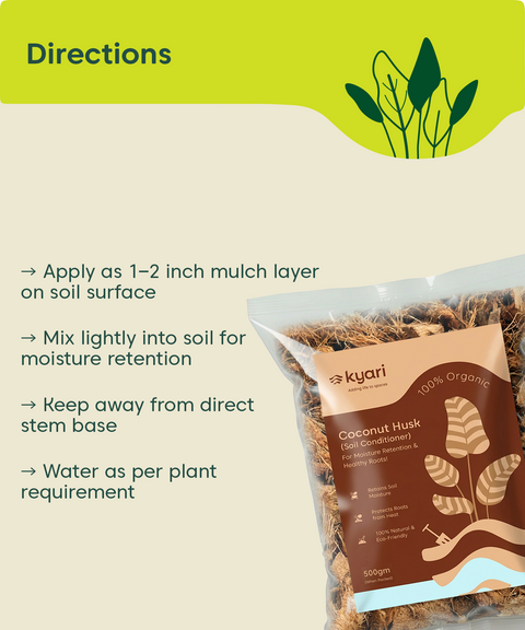 Kyari coconut Husk Chip 500 gram