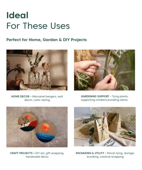 Natural Jute Decor Rope
