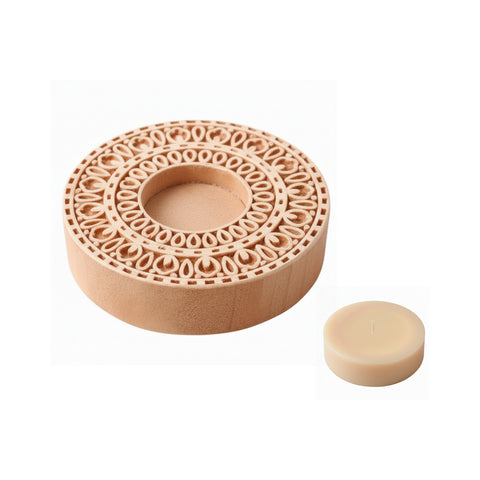 1Pc Wooden Candle Holder