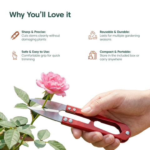 Plant Snips – Fine Precision Cutter for Plants - Thread Cutter