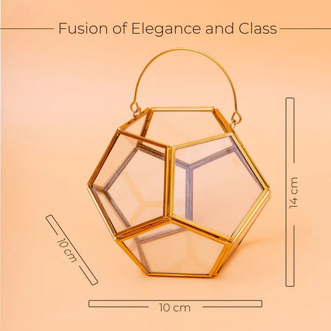 Geometric Terrarium Plant Container