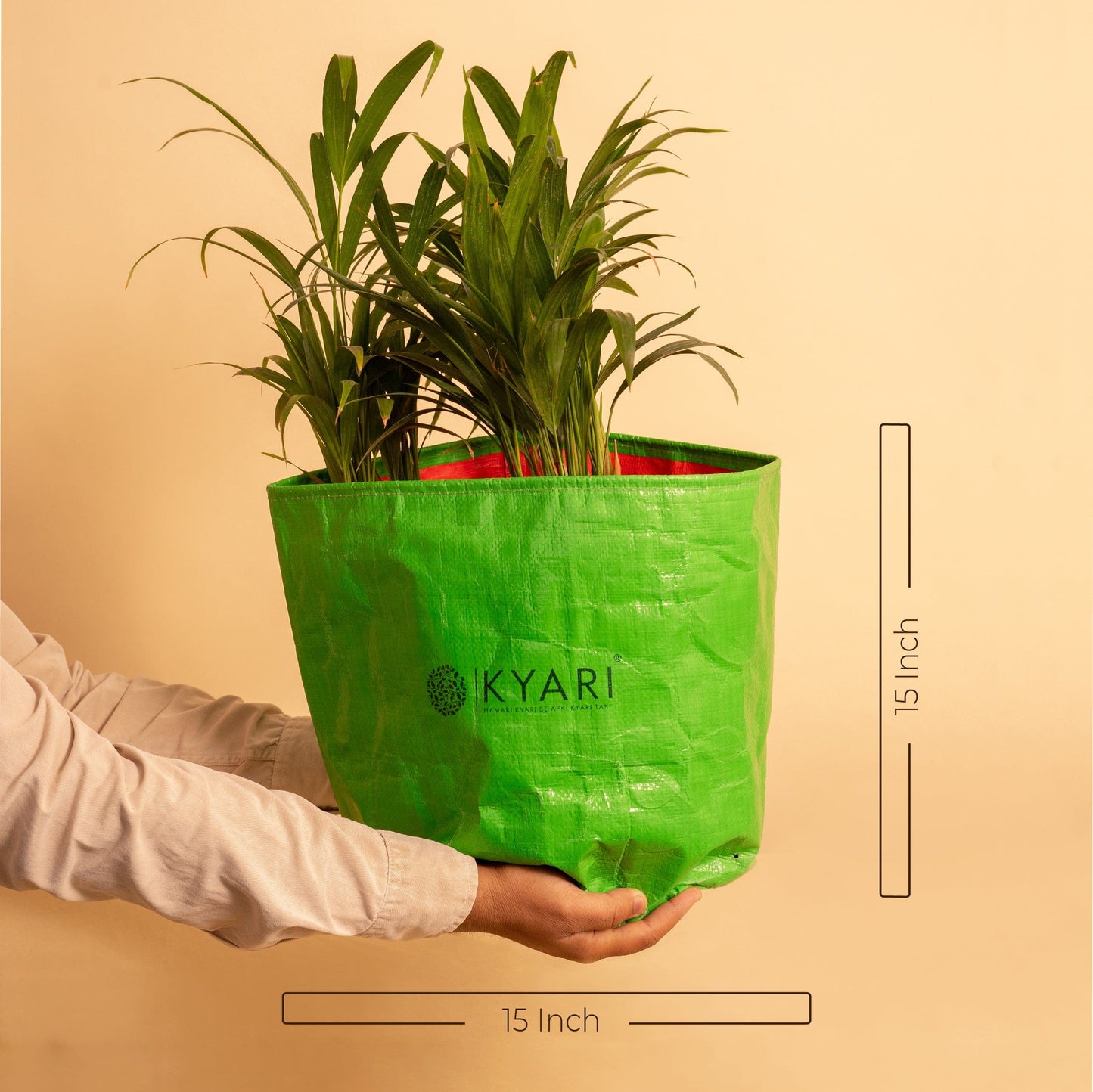 Kyari 260 GSM Grow Bags - 15*15 Inch