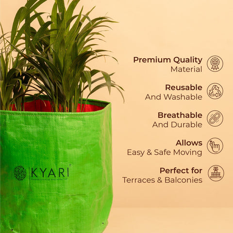 Kyari 260 GSM Grow Bags - 12*12 Inch