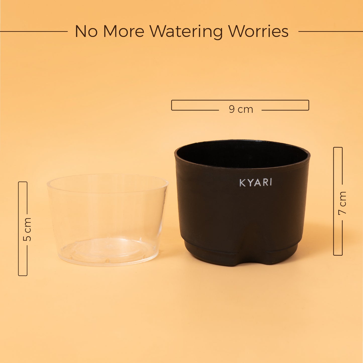 Water 4" Pot- Self-Watering Pot