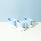 Elite Collection Combo of Baby Blue Self-Watering Pots